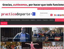 Tablet Screenshot of practicodeporte.com
